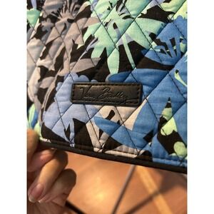 Vera Bradley Mailbag Crossbody Bag Quilted Floral Blue Teal  Shoulder Bag laptop